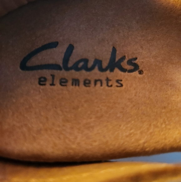 Wedge suede/leather Clarks shoes Size 8 - Picture 4 of 4